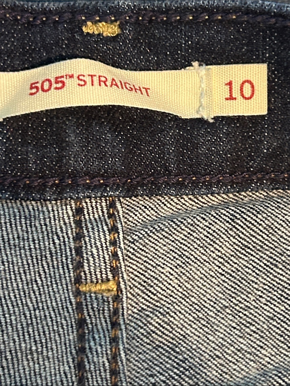 Levi's Women's Indigo Straight-Leg Jeans - Picture 9 of 9